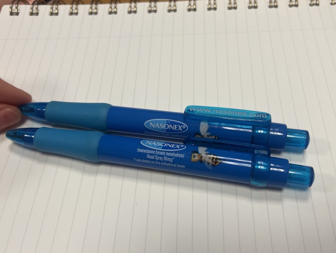 Nasonex Nasal Spray Advertising Pen Pharmaceutical Promotion