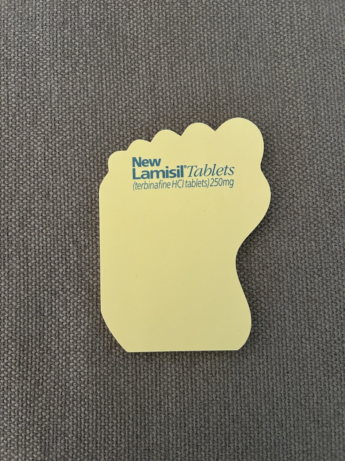 Lamisil Pharmaceutical Advertising Foot Notepad Vintage Rare New Old Stock