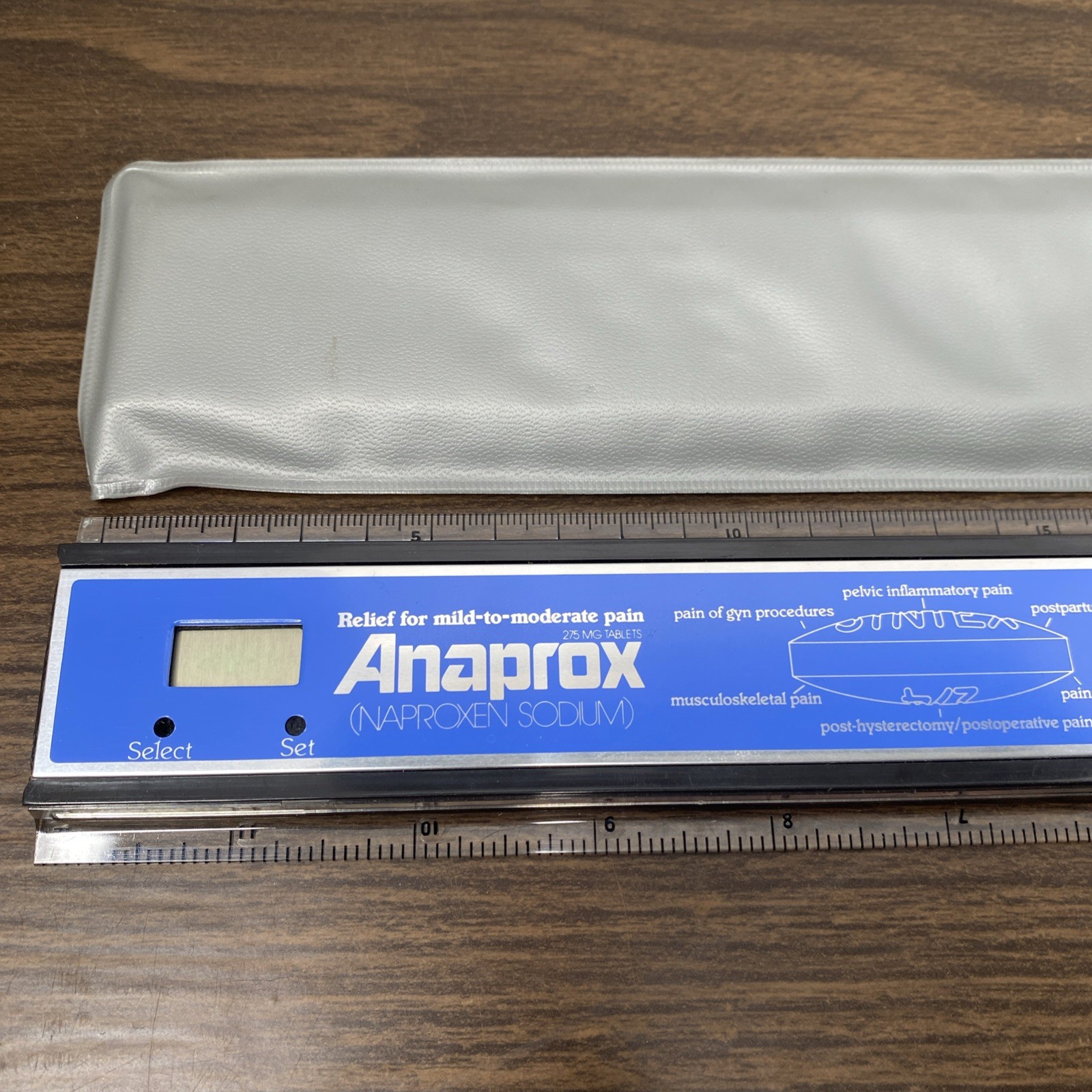 Rare VTG ANAPROX Pharmaceutical Multi Use Ruler Drug Rep Sales Promo Swag