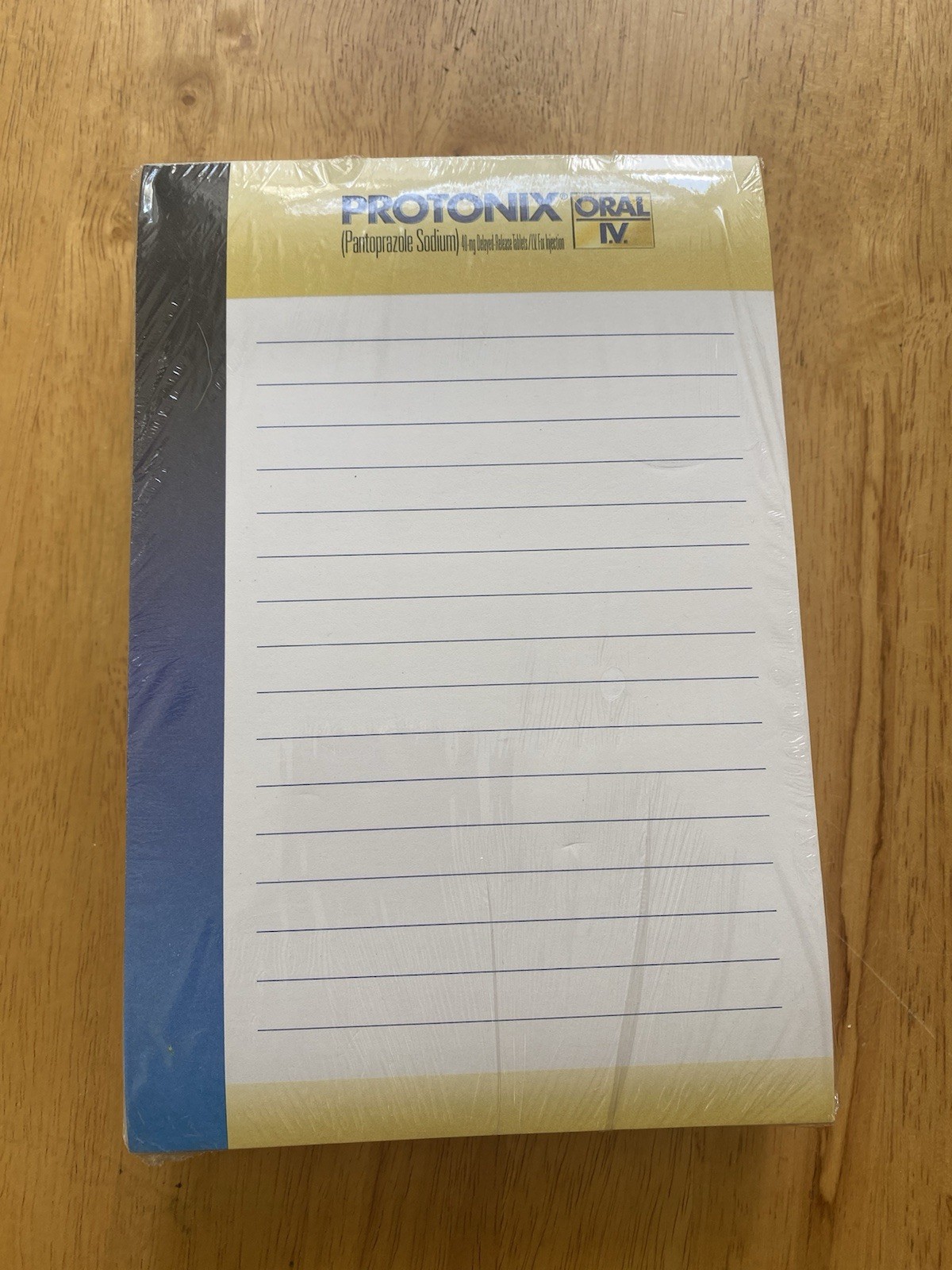 VTG 2004 Protonix 5 Pack Note Pad Wyeth Pharmaceutical Drug Rep GERD NEW 5″x8″