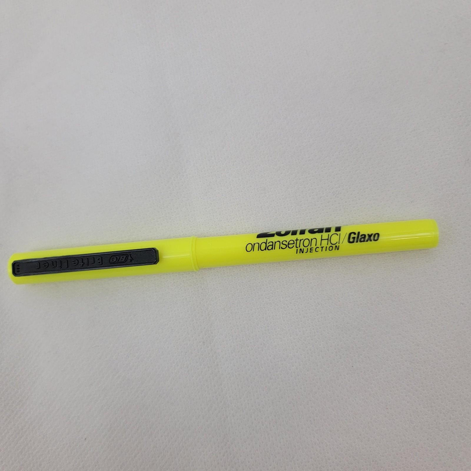 ZOFRAN Pharmaceutical Drug Rep Pen Marker BIC Brite Liner Yellow