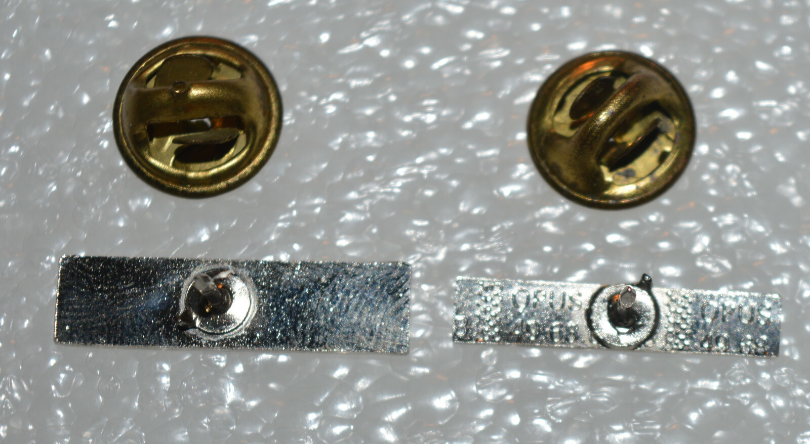 SANDOZ Pharmaceutical 2x small vintage pin badges LSD Albert Hofmann