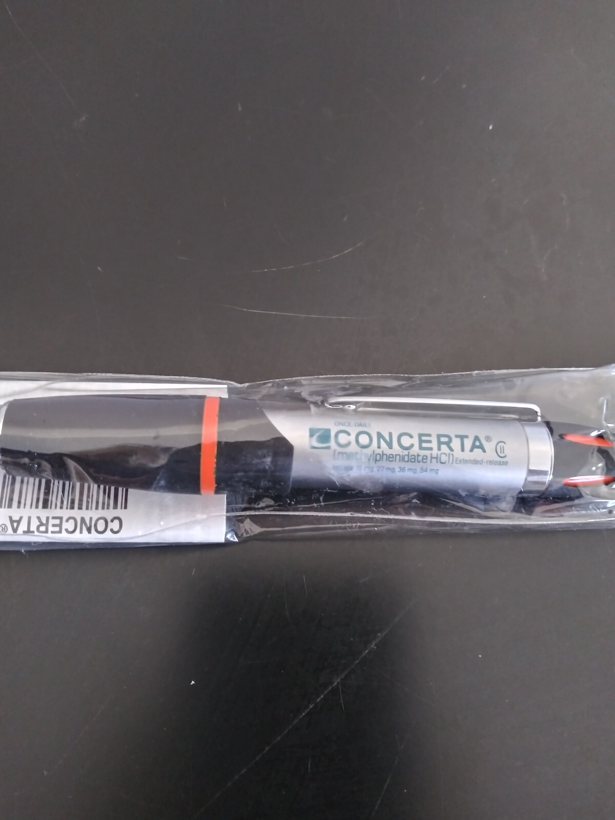 Concerta Heavy Metal Pen. Pharmaceutical collectibles