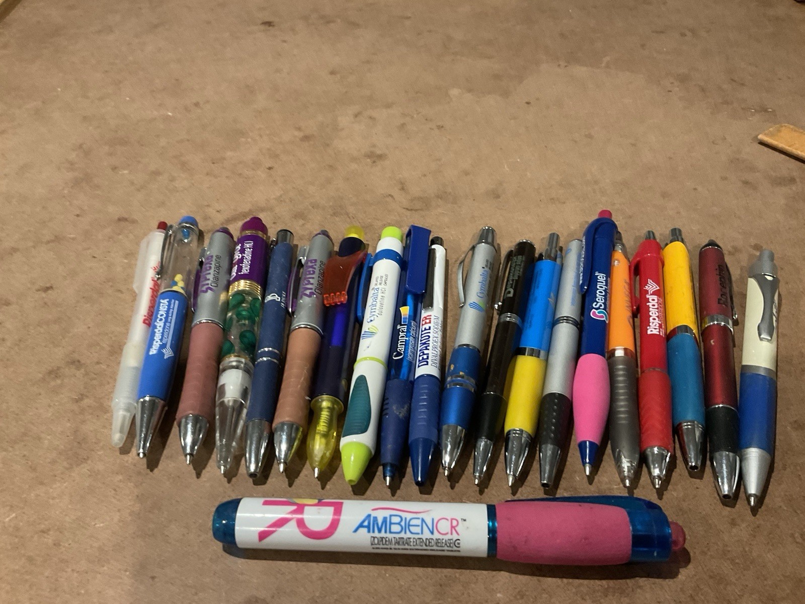 Pharmaceutical Drug Rep Collectible Promo Pens Assorted Lot of 20