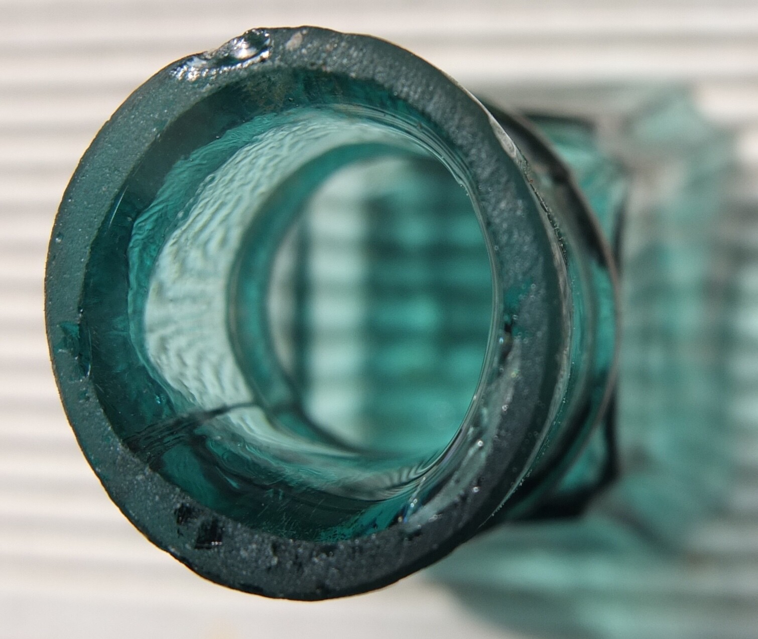 Vintage Pharmaceutical Bootle Green Glass # 3