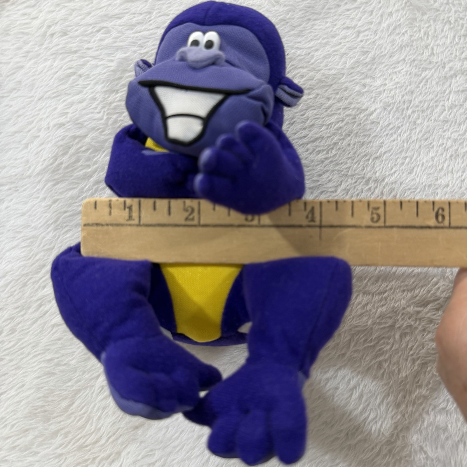 Zyrtec Pfizer Purple Gorilla Toy Pharma Drug Rep Promo Ad Marketing Vtg 1998