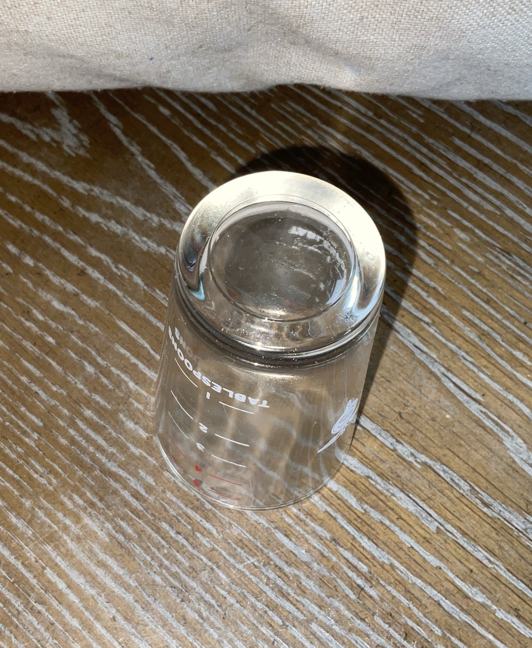 Vintage Elixophyllin Asthma Medication Dosing Shot Glass Measuring Cup
