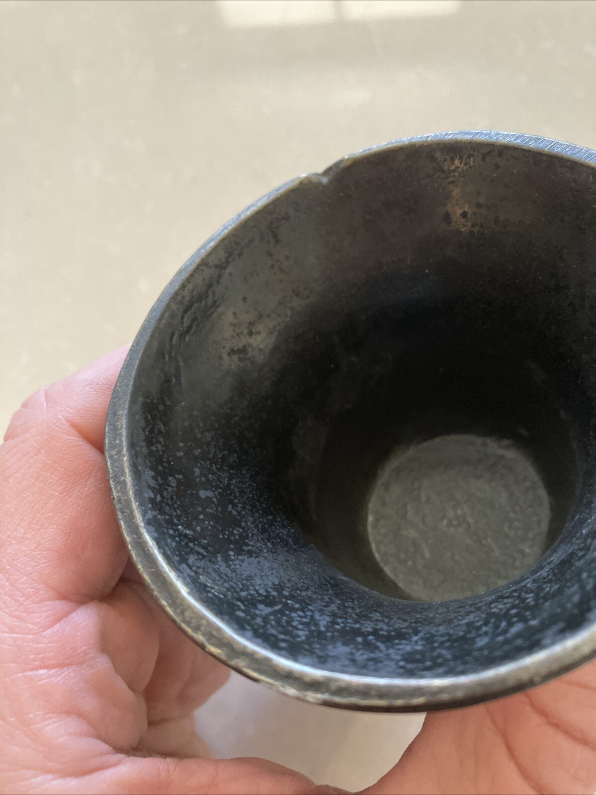 Mortar and Pestle, Metal Small America’s Bicentennial 76 Rx Apothecary Pharmacy