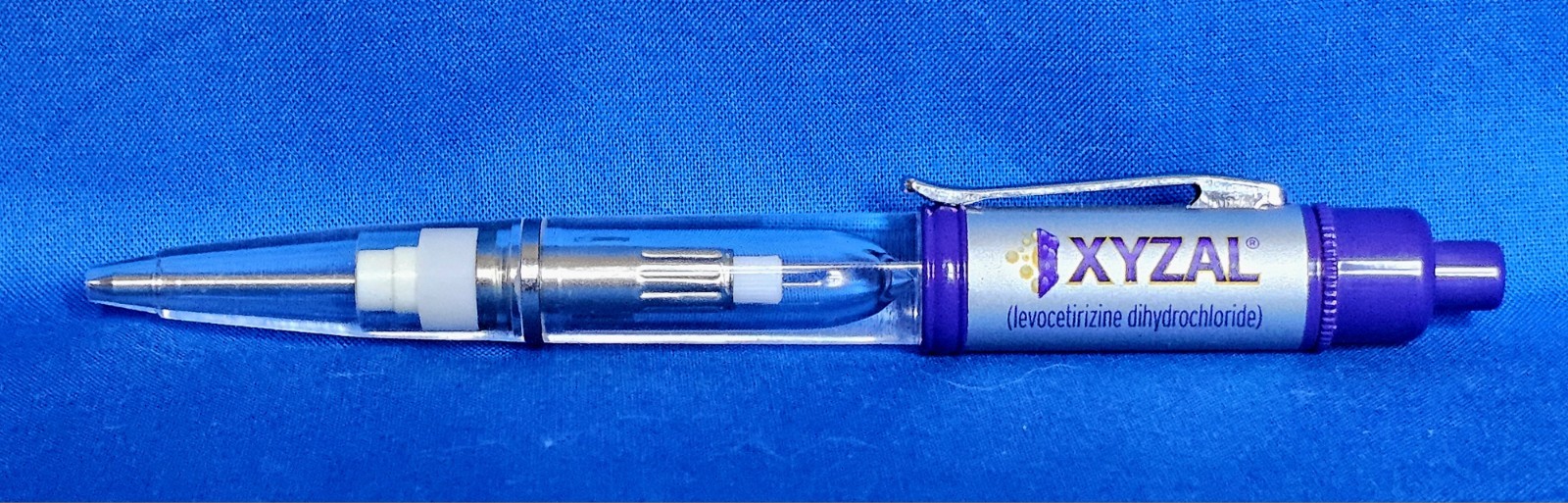 XYZAL Drug Rep Ink PENS Light Up Floating Letters Collectible Pharmaceutical New