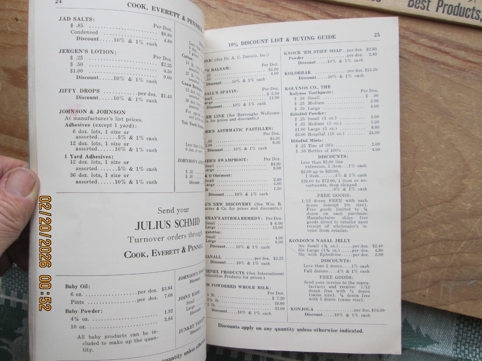 cook everett & pennell portland ME Pharmaceutical catalog