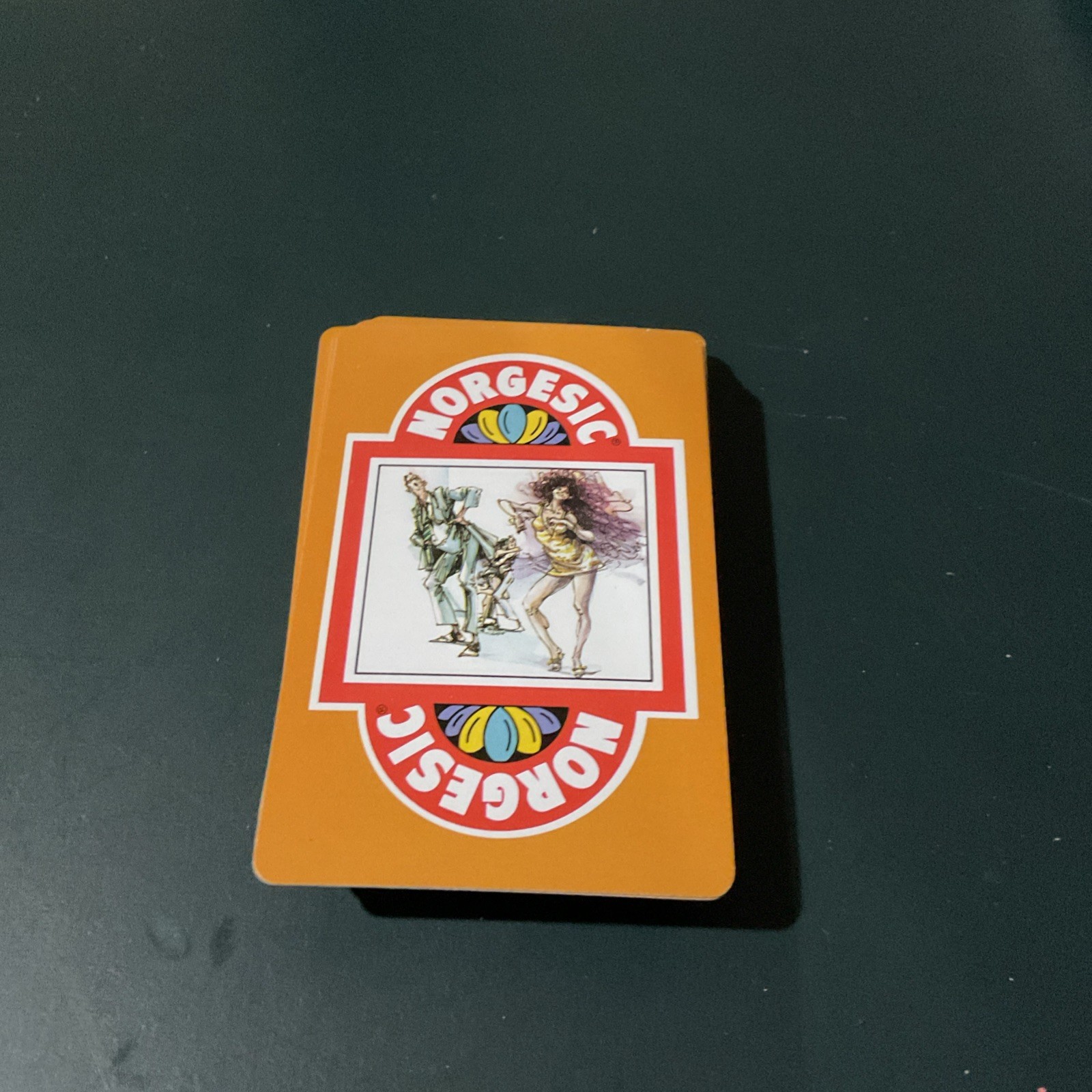 Norgesic Drug Ad Riker Labs 3M Playing Cards Pharmaceutical Vintage Collectible