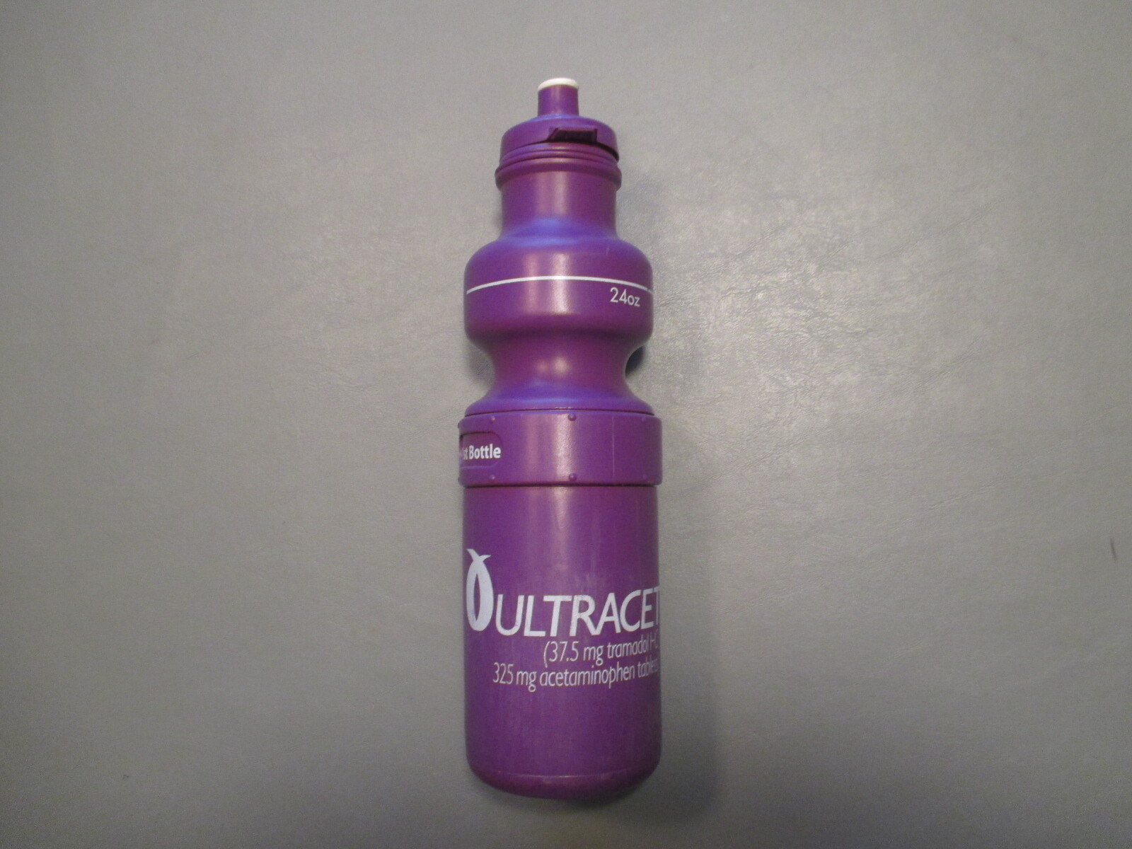 Ultracet Drug Rep Purple Plastic Water Bottle