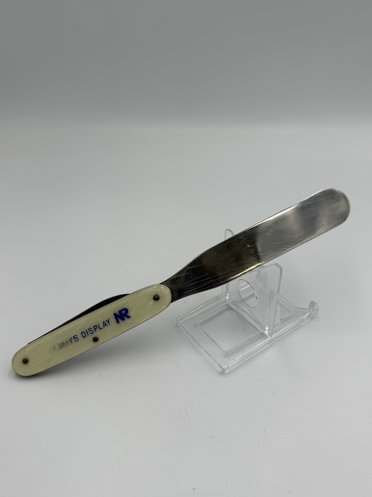 Tums “Rare” Advertising Letter Opener, Knife & Pharmacy Pill Counter
