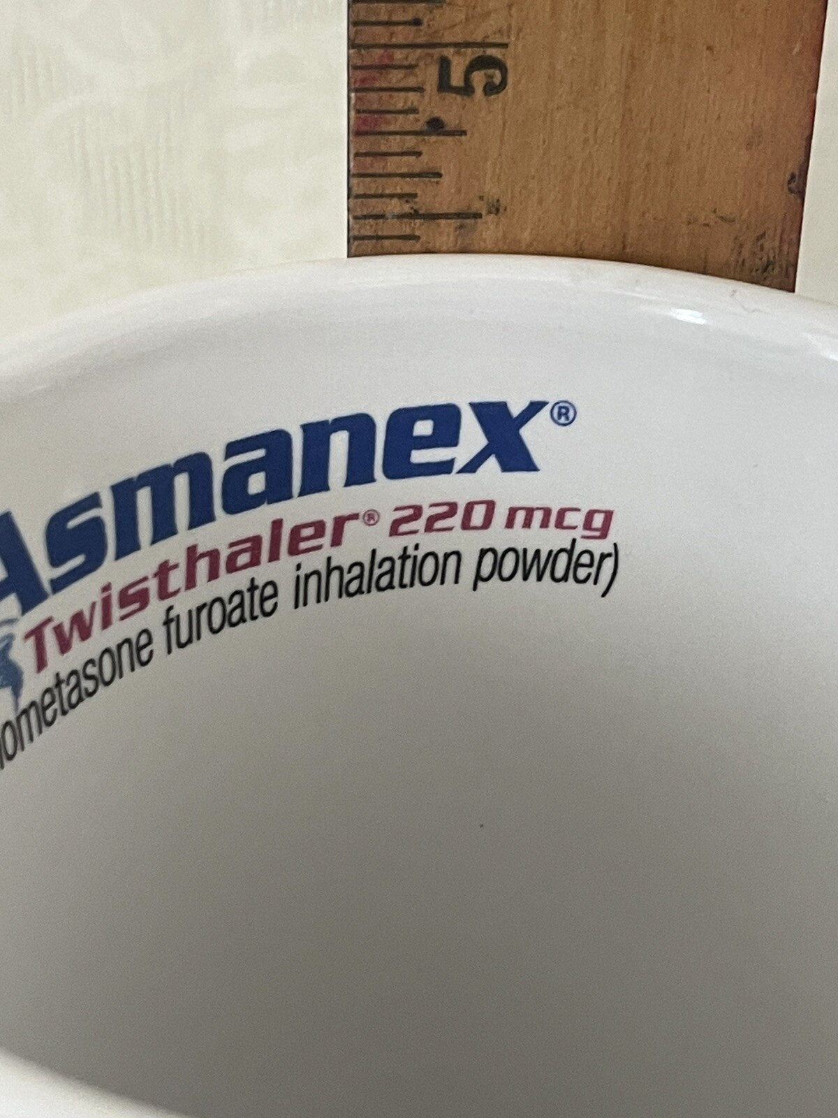 Asmanex Asthma Drug Rep Advertising Coffee Mug Cup – Pharma Promo RARE