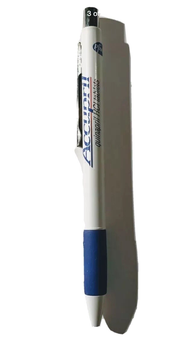 ACCUPRIL Pfizer DRUG REP PHARMACEUTICAL Collectible Click PEN