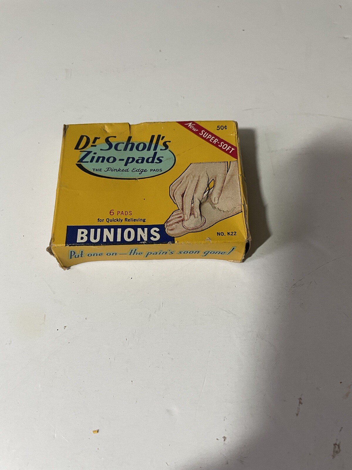 Vintage 1970s Dr Scholl’s Zino-Pads Bunions No. K22 Good Housekeeping USA