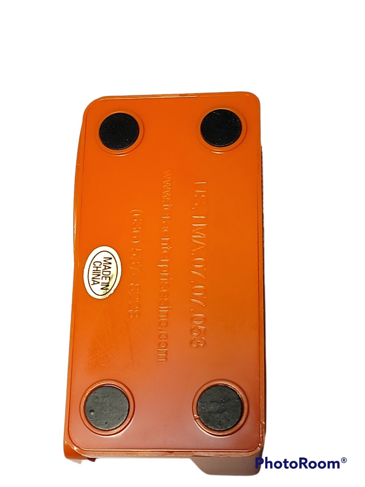 RARE Vintage NASACORT AQ Orange Business Card Holder Drug Rep Promotional