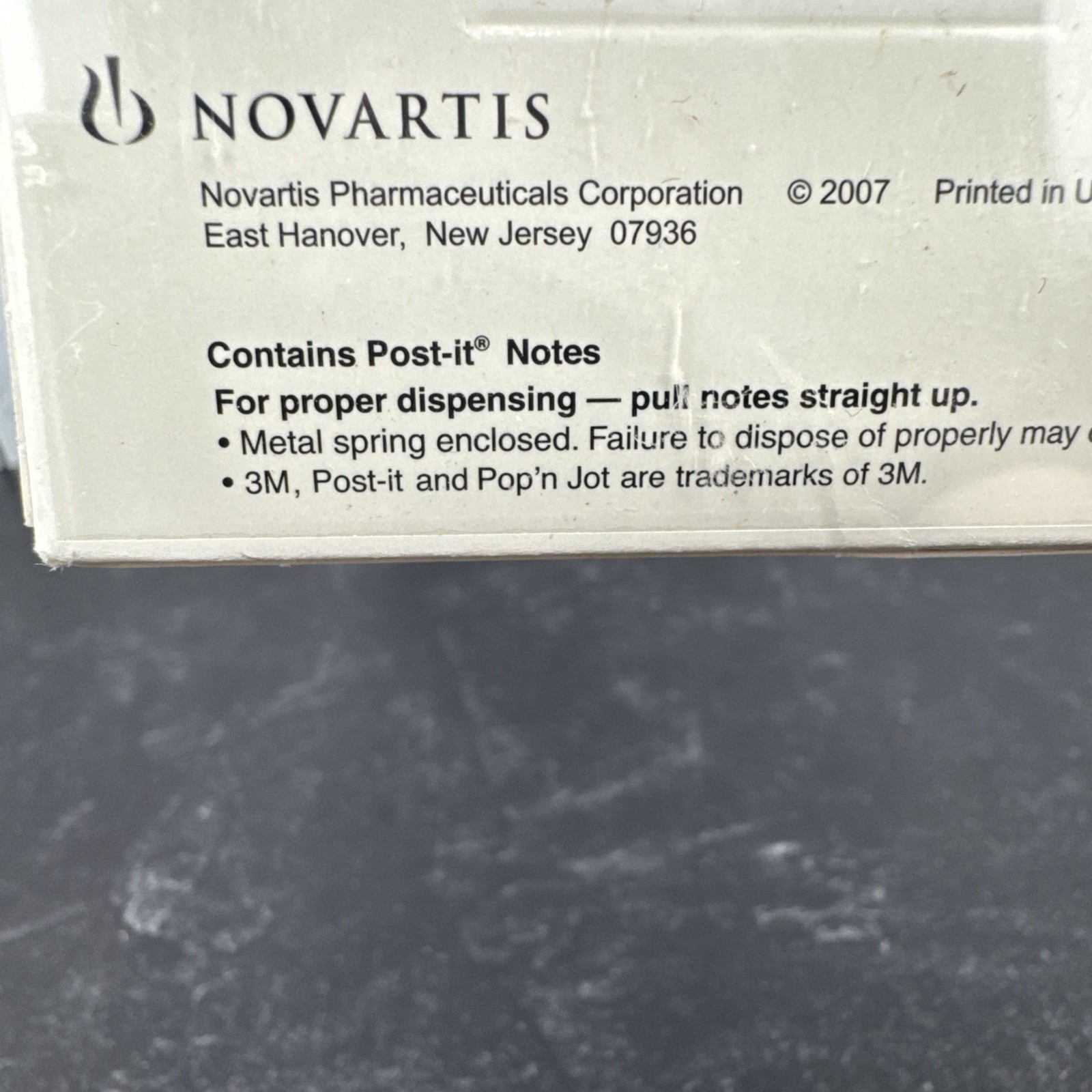 Vintage Zaditor GenTeal Sticky Note Pad Pharma Drug Rep Promo Post-it 3×3 NEW
