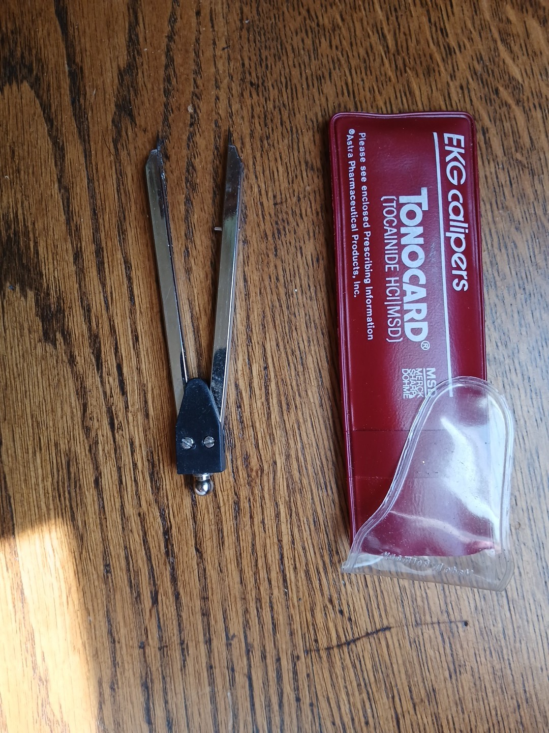 Vintage “Drug rep” Pharmaceuticals Tonocard EKG Calipers Made In Germany