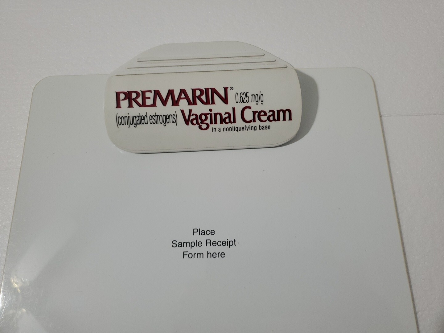 PREMARIN VAGINAL CREAM Pharmaceutical Drug Rep CLIPBOARD RARE Promo Advertising