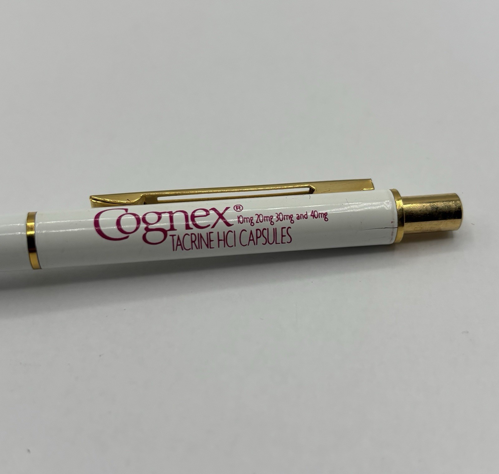 Vintage Pharmaceutical Drug Rep COGNEX Promo Pen Advertising Click Pen – Used
