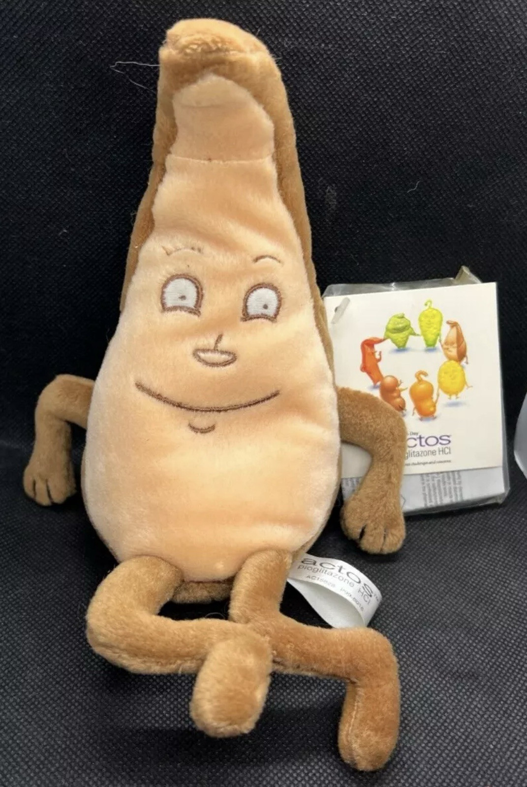 ACTOS PIOGLITAZONE Liver Plush 8″ Medical Pharmaceutical Advertising Drug Rep