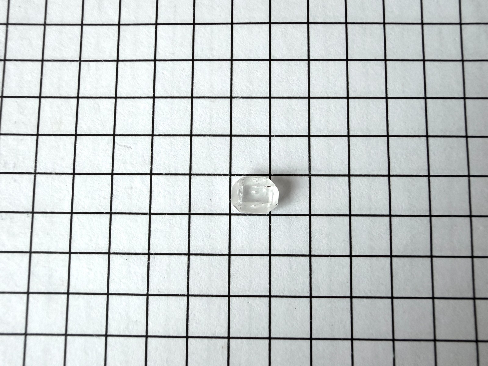 Carbon colourless diamond man-made HPHT 0.165g Periodic Table Element Collection