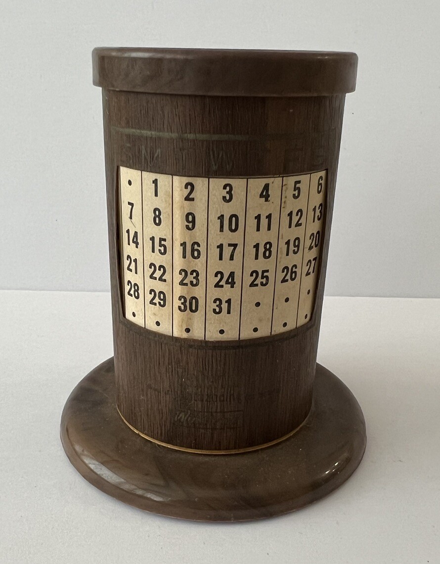 Vintage Talwin Pentazocine Discontinued Drug Advertising Calendar Pencil Holder