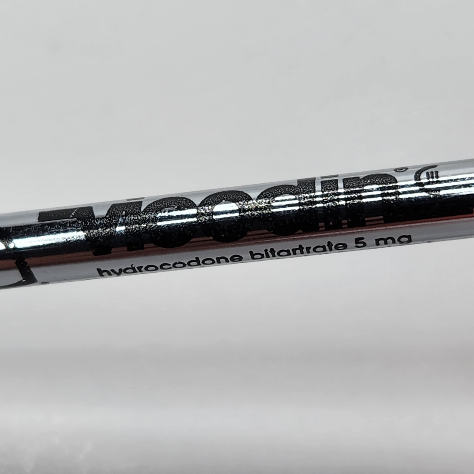 Vicodin Knoll Pharmaceutical Ink Pen Writes in Black (READ)