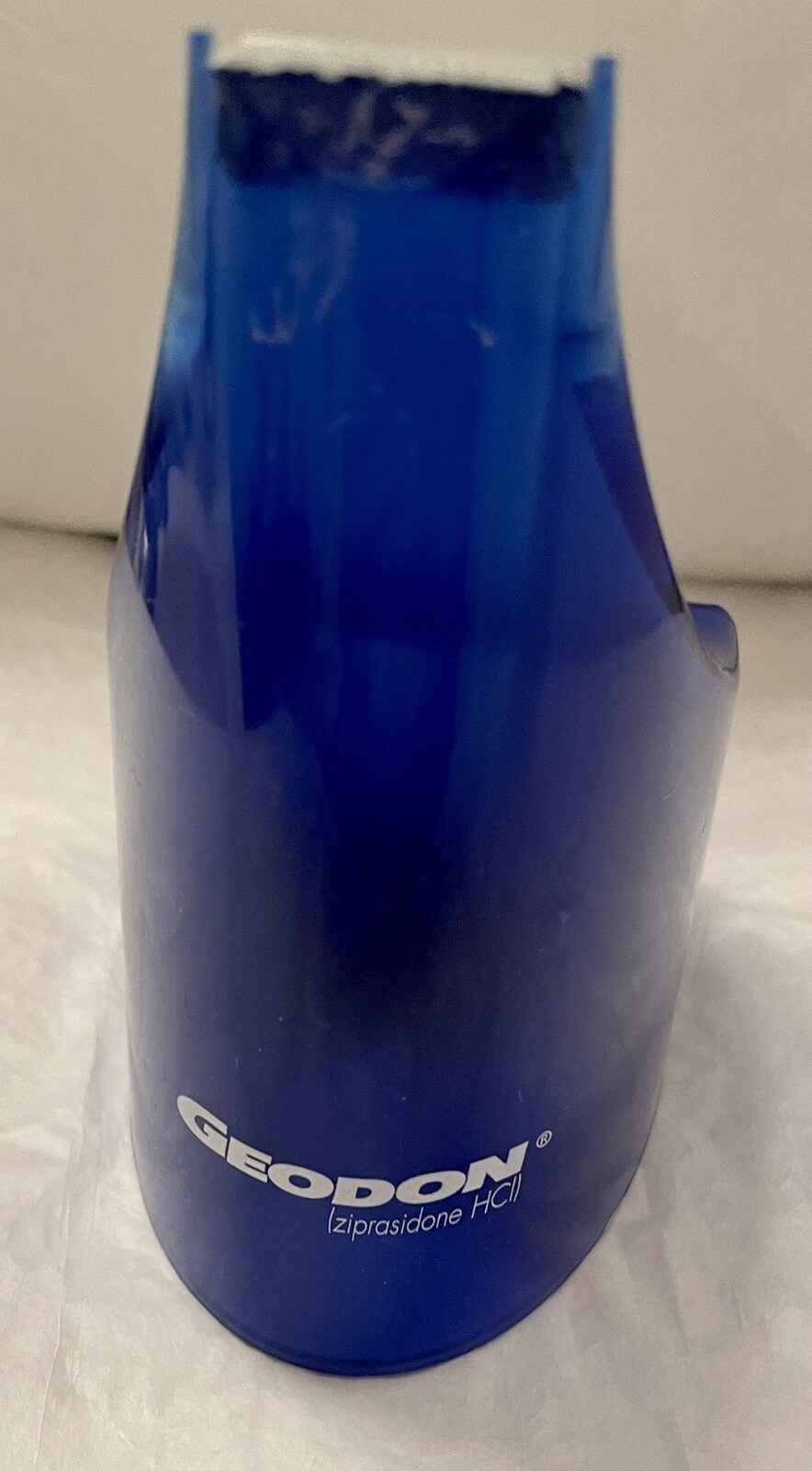VTG GEODAN 1990’s BLUE TAPE DISPENSER/PAPERWEIGHT Pharma Drug Rep Logo