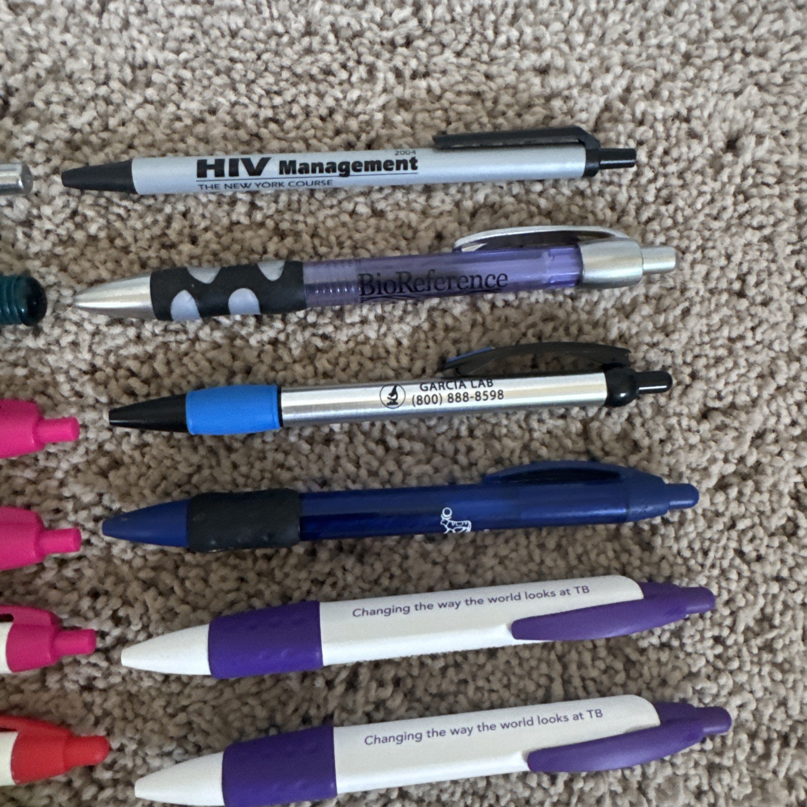 26 – Plastic & Metal Pharmaceutical Drug Rep Pens Medical – Collectible – Rare
