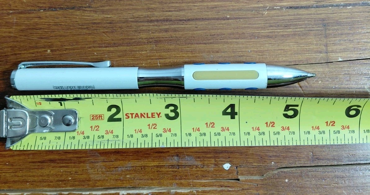 Actonel Pharma Rep Promo Pen NOS Unused Blue Grip Chrome Risedronate