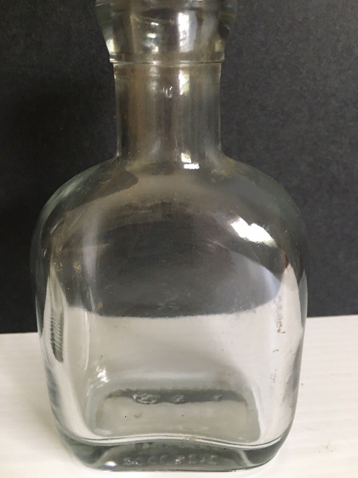 2 VTG 5 1/4”X4” Medicine Apothecary 200L ART 2039 Thick Potion Glass Bottles