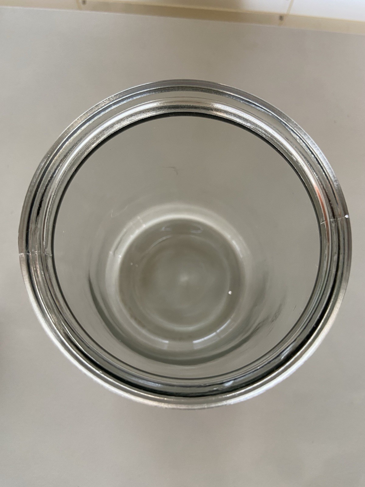 PROFEX USA Apothecary Medical Glass Jar Canister with Stainless Steel Lid 7in