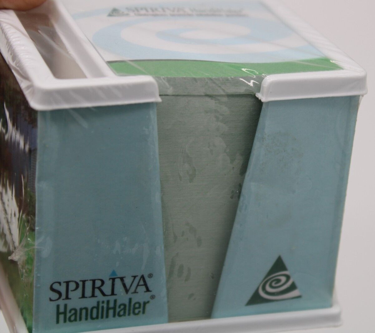Pfizer 2006 Desk Sticky Note Pad Holder Pharm Rep Swag Spiriva HandiHaler SEALED