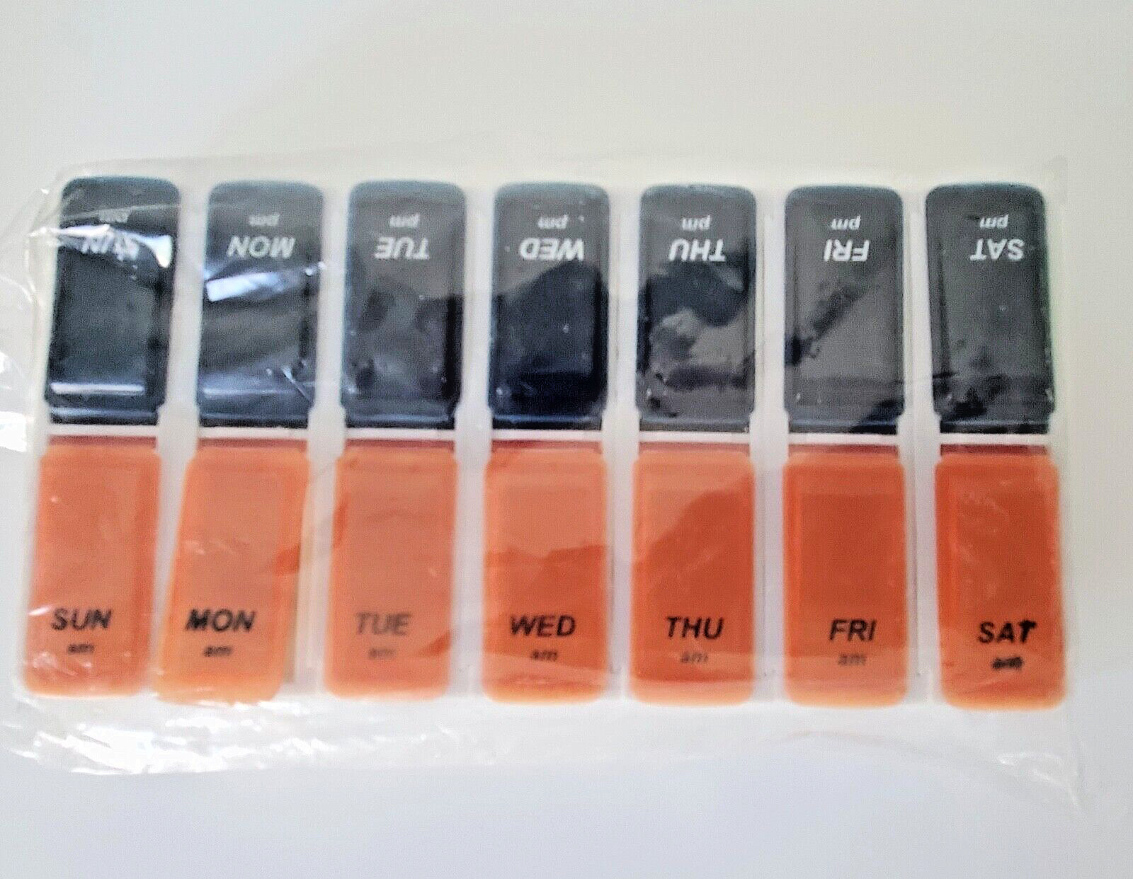 7 Day Weekly Pill Organizer AM PM Case 2 X A Day Vintage Pharmaceutical Zyflo