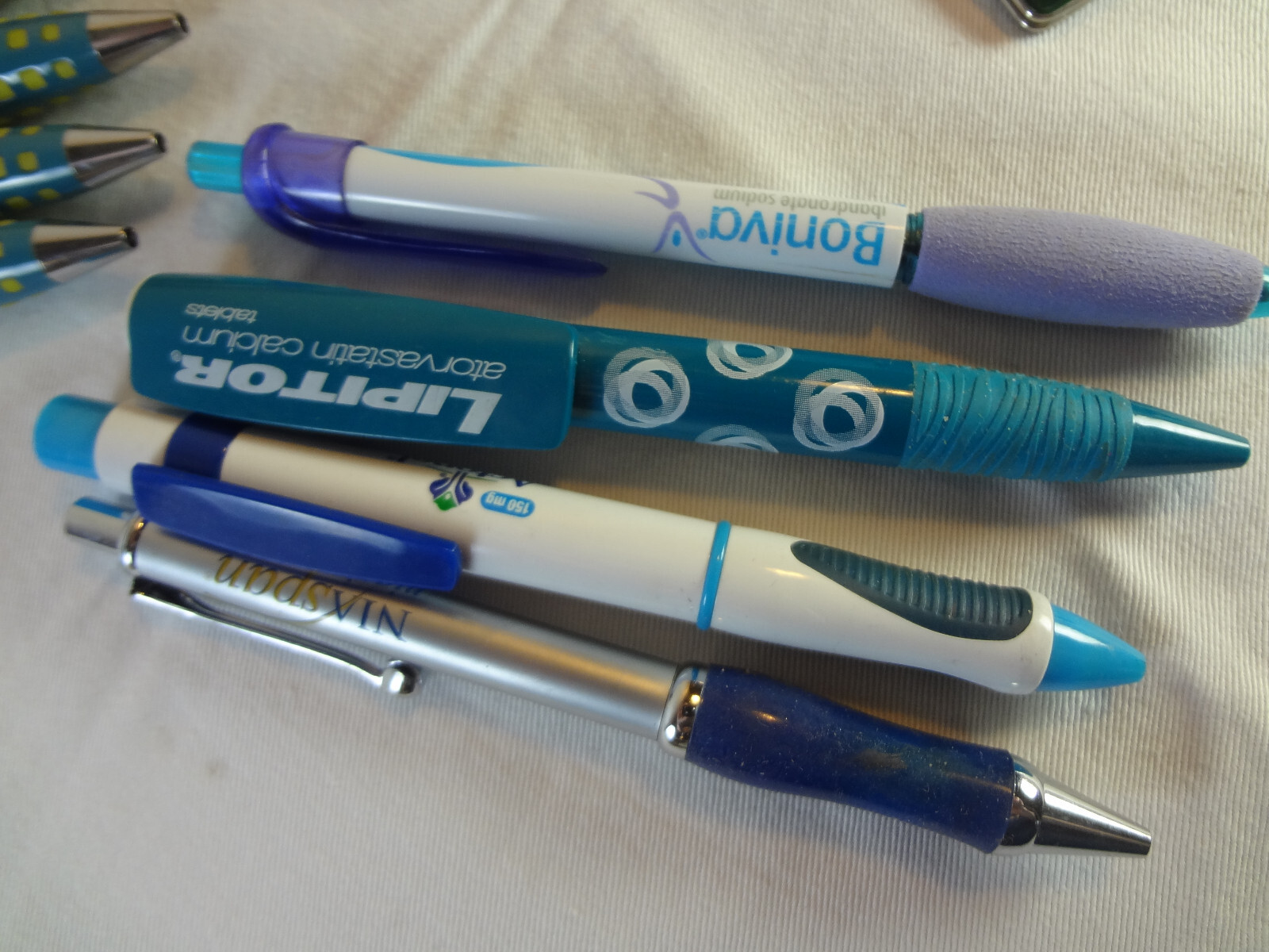 Lot Drug Rep Pharmaceutical Promo Marketing Advertising Pens Calculator Ruler
