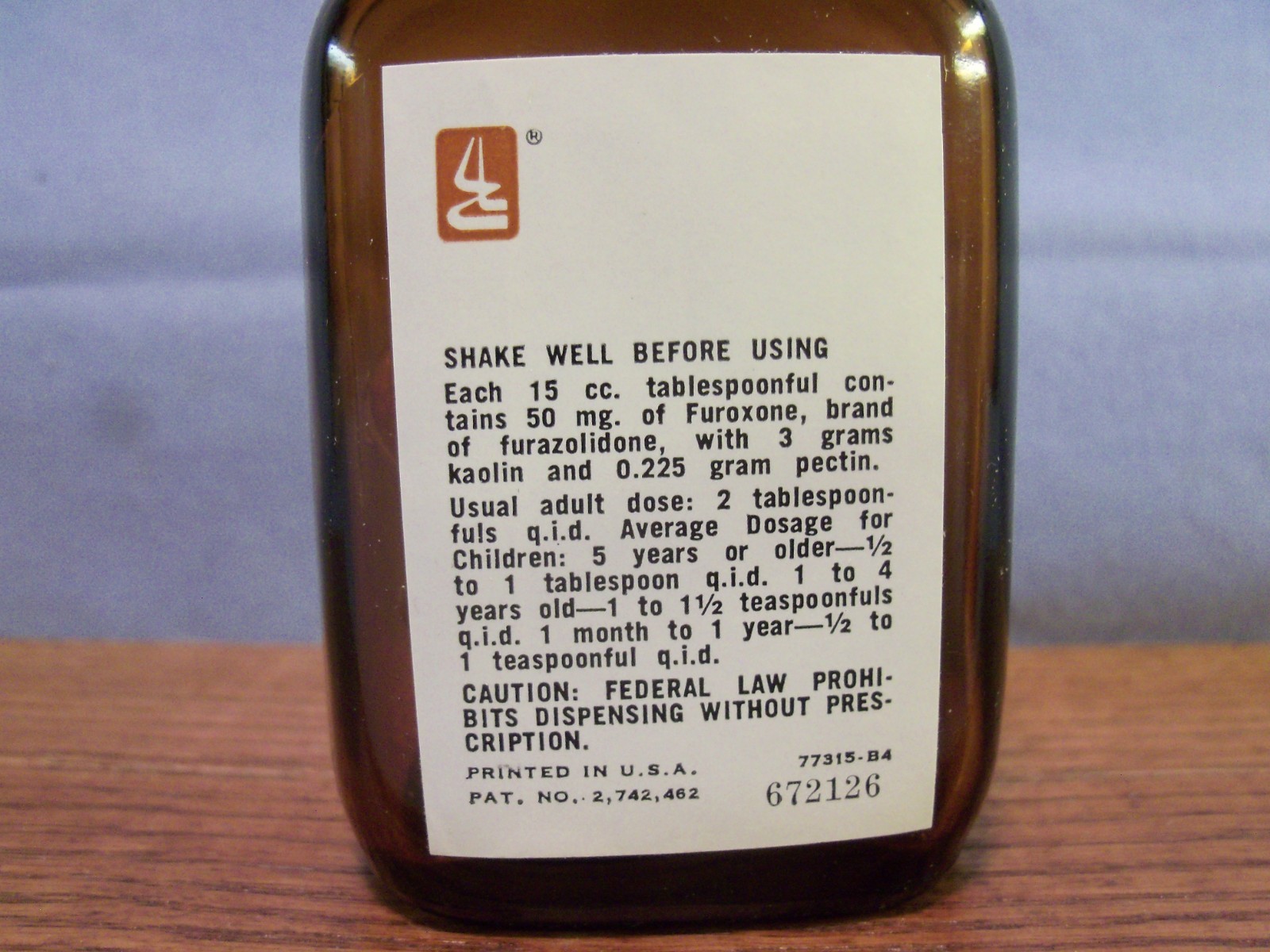 Eaton Labs pre 1978 medicine bottles maching pair