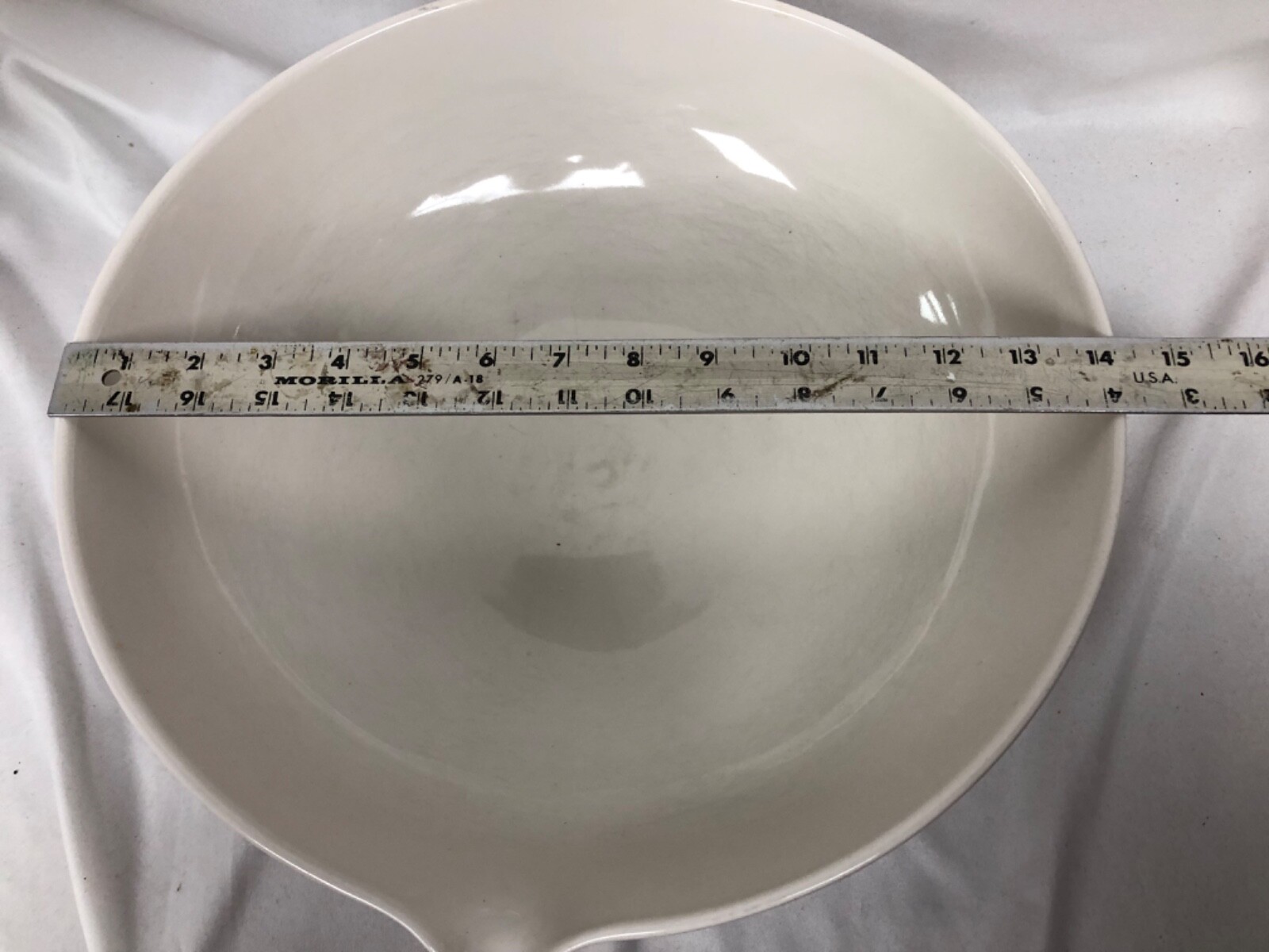 very large Coors Lab Evaporating Bowl 14” porcelain