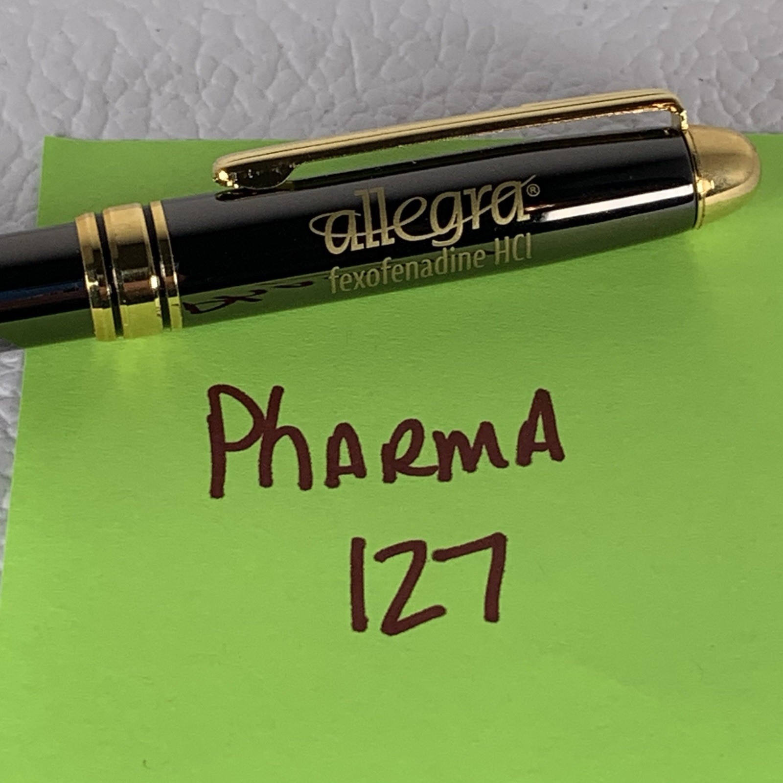Allegra Twist Heavy Metal Pen Drug Rep Pharmaceutical Promo Original Owner Nice!