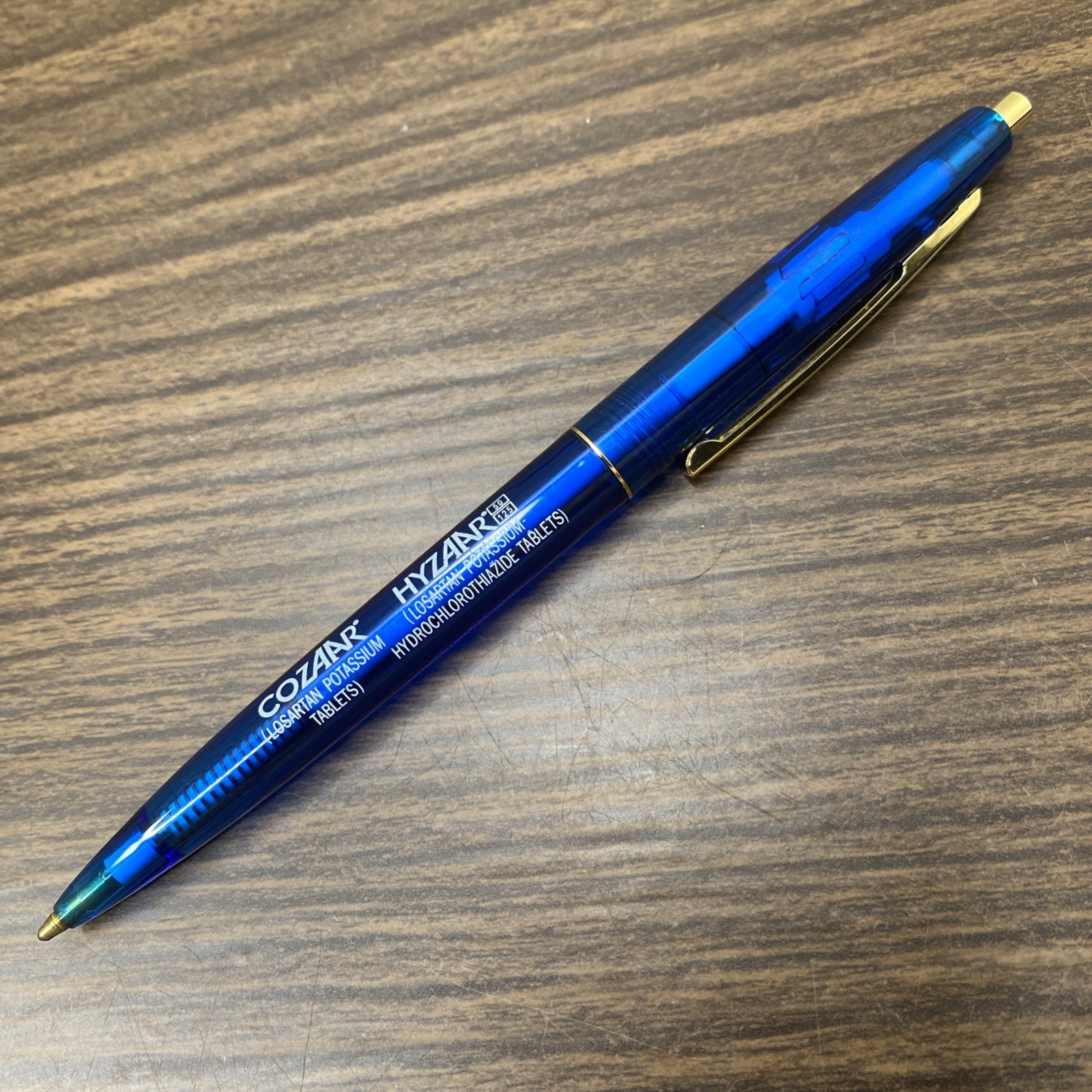 VTG Pharmaceutical Advertising COZAAR / HYZAAR BIC Clic Pen RX Rep WRITES