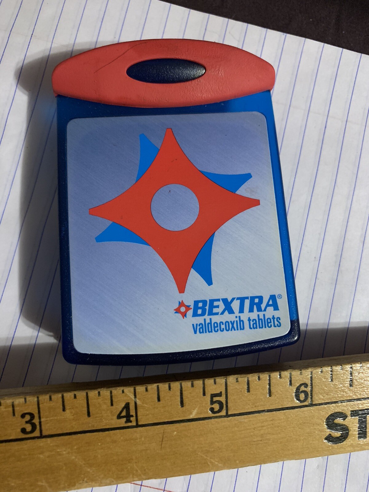 Bextra drug pharmaceutical rep magnet clipboard note holder advertisement AM