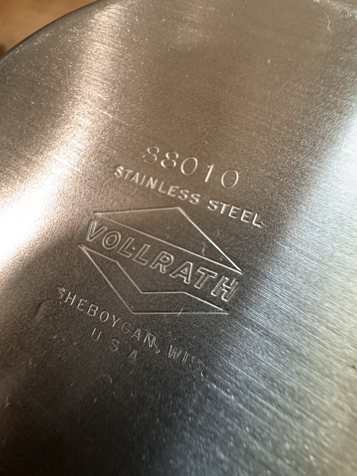 Vollrath stainless steel canister model 88010 Heavy duty Storage Container 5×4