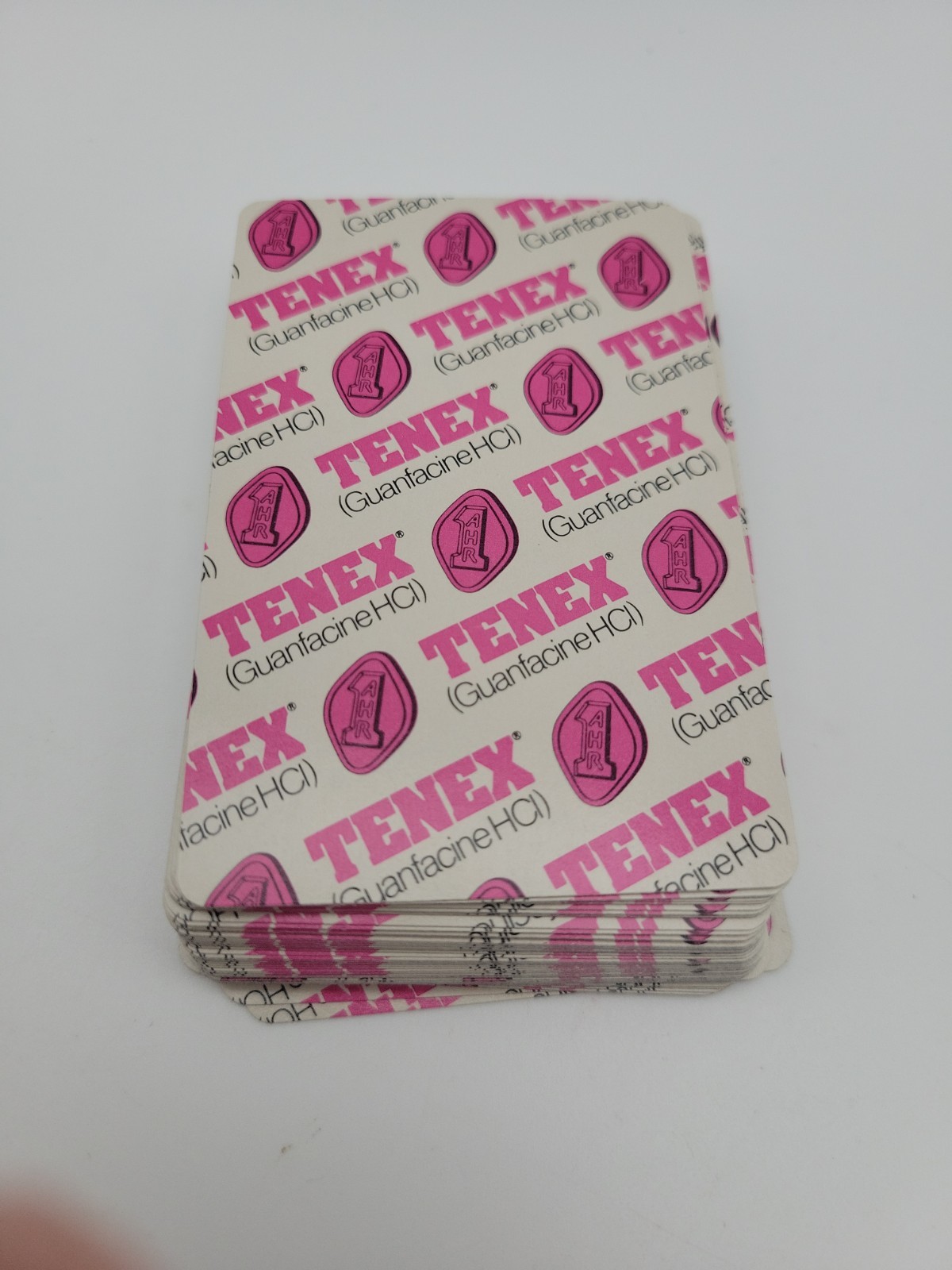 Tenex Guanfacine HCI Promo Playing Cards Pharma Swag