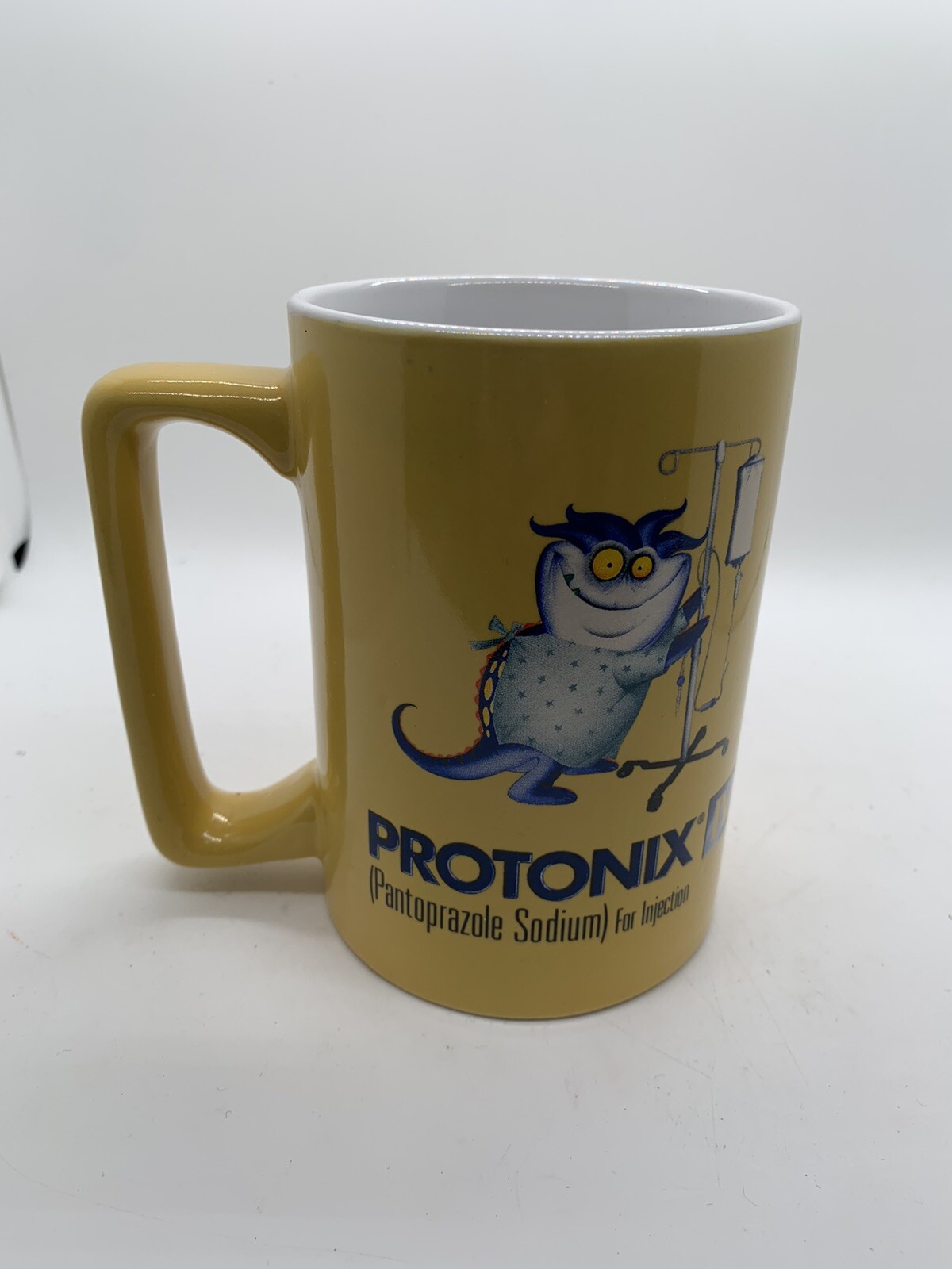 Large Protonix Antacid Medical Pharmaceutical Rep Mug As Is