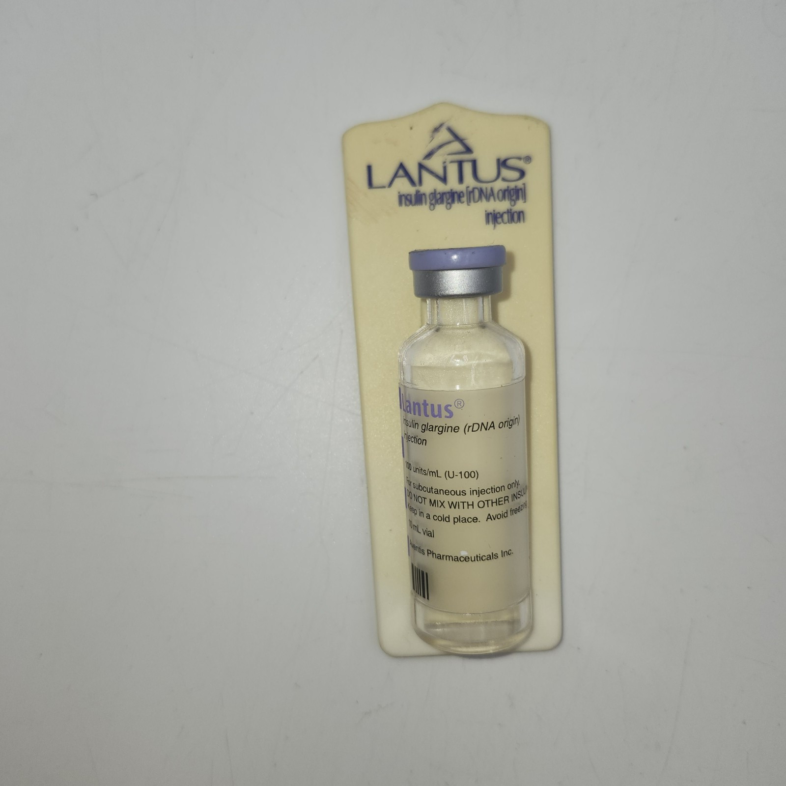 Drug Rep Pharmaceutical Advertising LANTUS Refrigerator Magnetic Clip VTG magnet