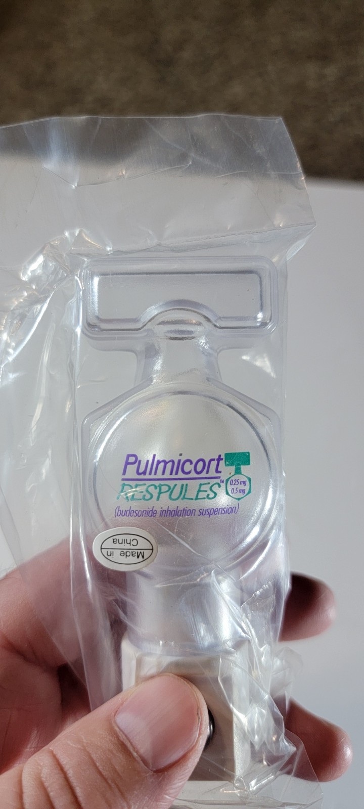 Vintage Pulmicort Drug Rep Advertisement Night Light Sealed AstraZeneca Rare