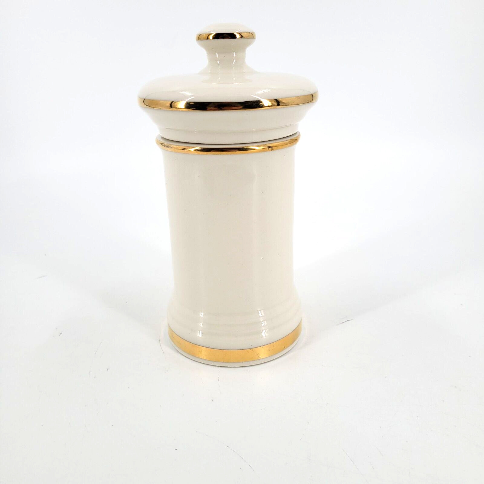 Fol. Bellad. Ceramic Apothecary Jar With Lid – Ceramic Pharmaceutical VTG 7.5 “