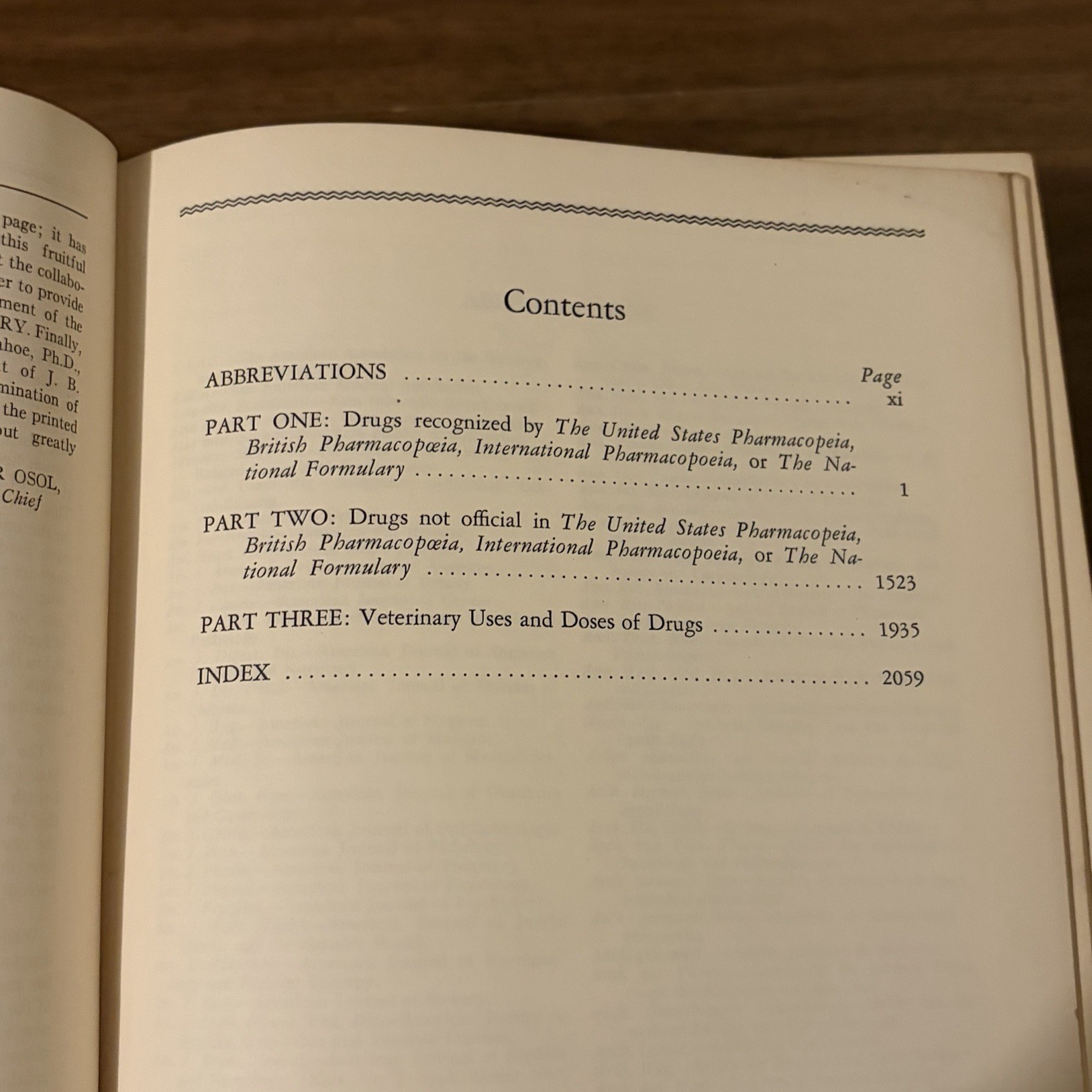 The Dispensatory of the United States of America 25th Ed 1955 Medical Book