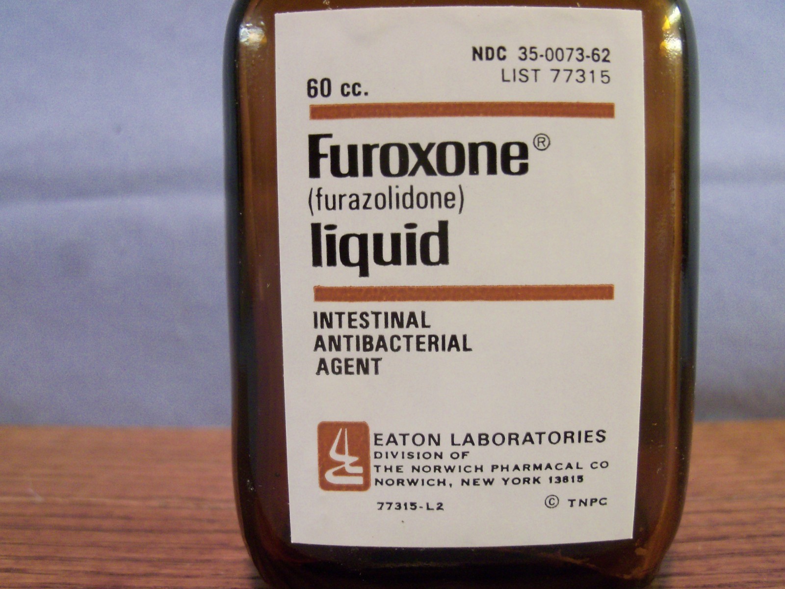 Eaton Labs pre 1978 medicine bottles maching pair